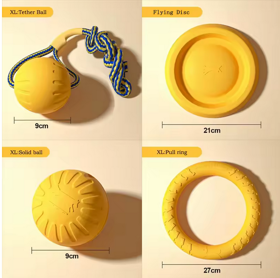 Durable Dog Toys 4 Pack