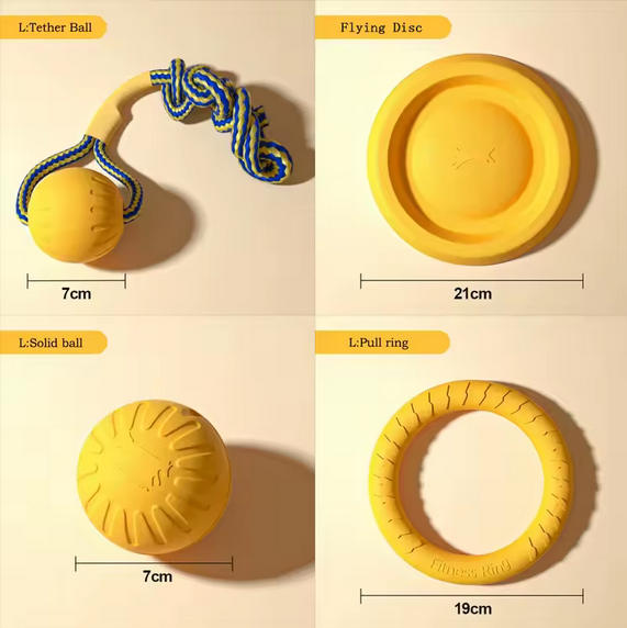Durable Dog Toys 4 Pack