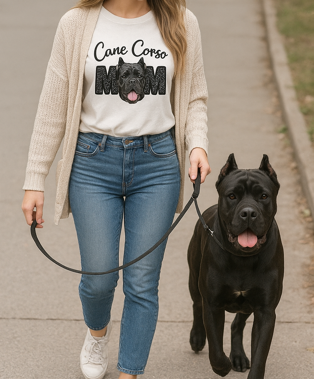 Women's Cane Corso Mom Graphic T-Shirt