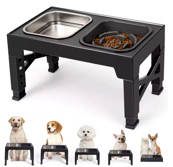 Adjustable Dog Food Bowl