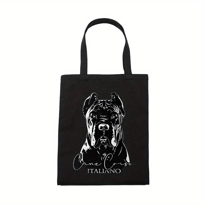 Stylish Cane Corso Canvas Tote Bag