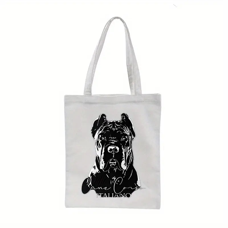 Stylish Cane Corso Canvas Tote Bag
