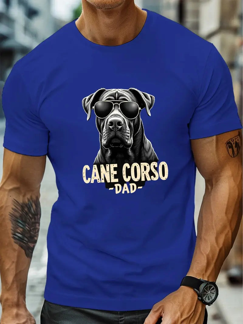 Men'S Cane Corso Dad Graphic Tee