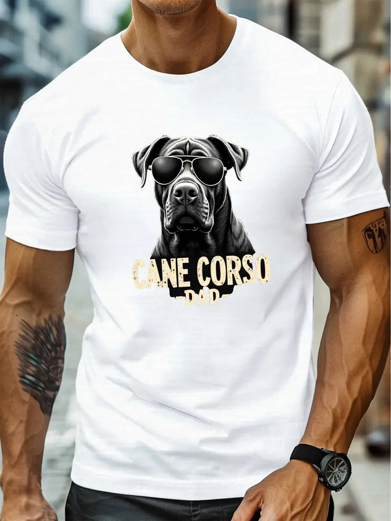 Men'S Cane Corso Dad Graphic Tee