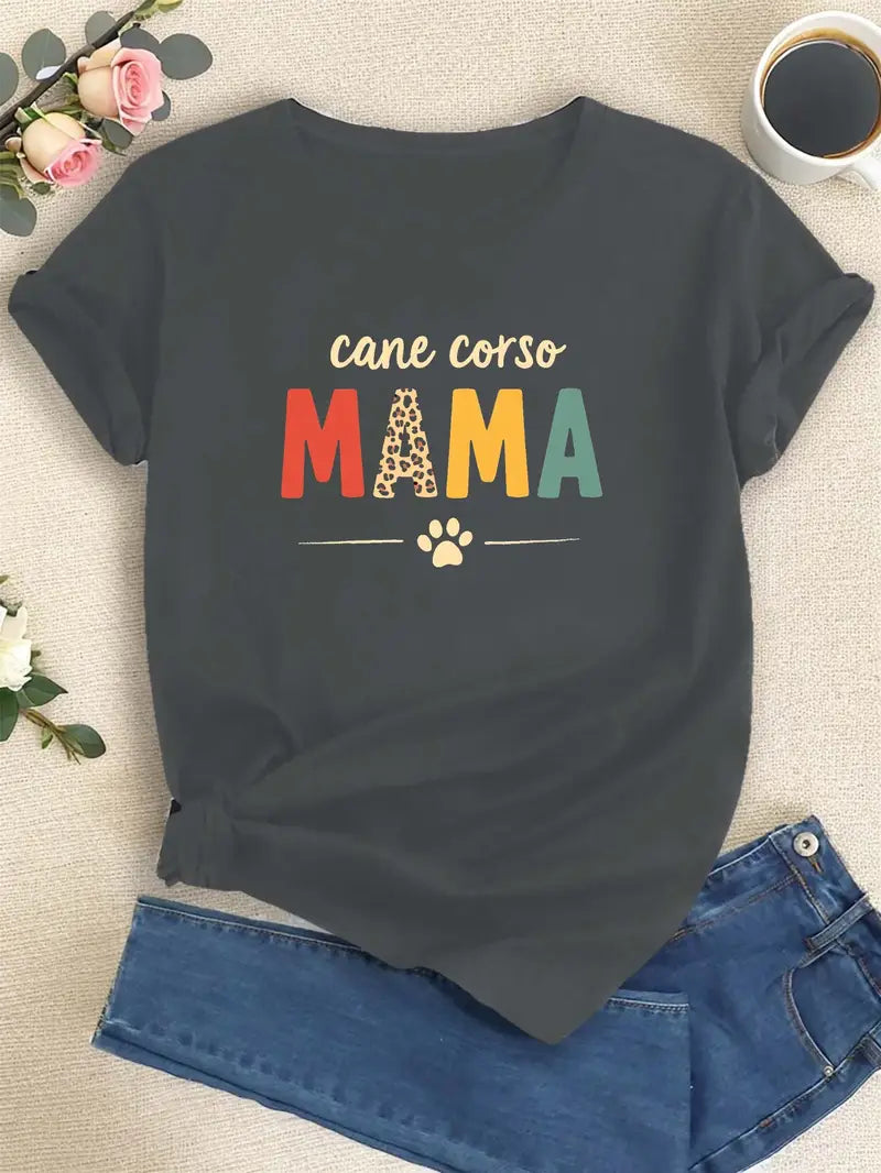 Short-Sleeved Crew Neck T-Shirt