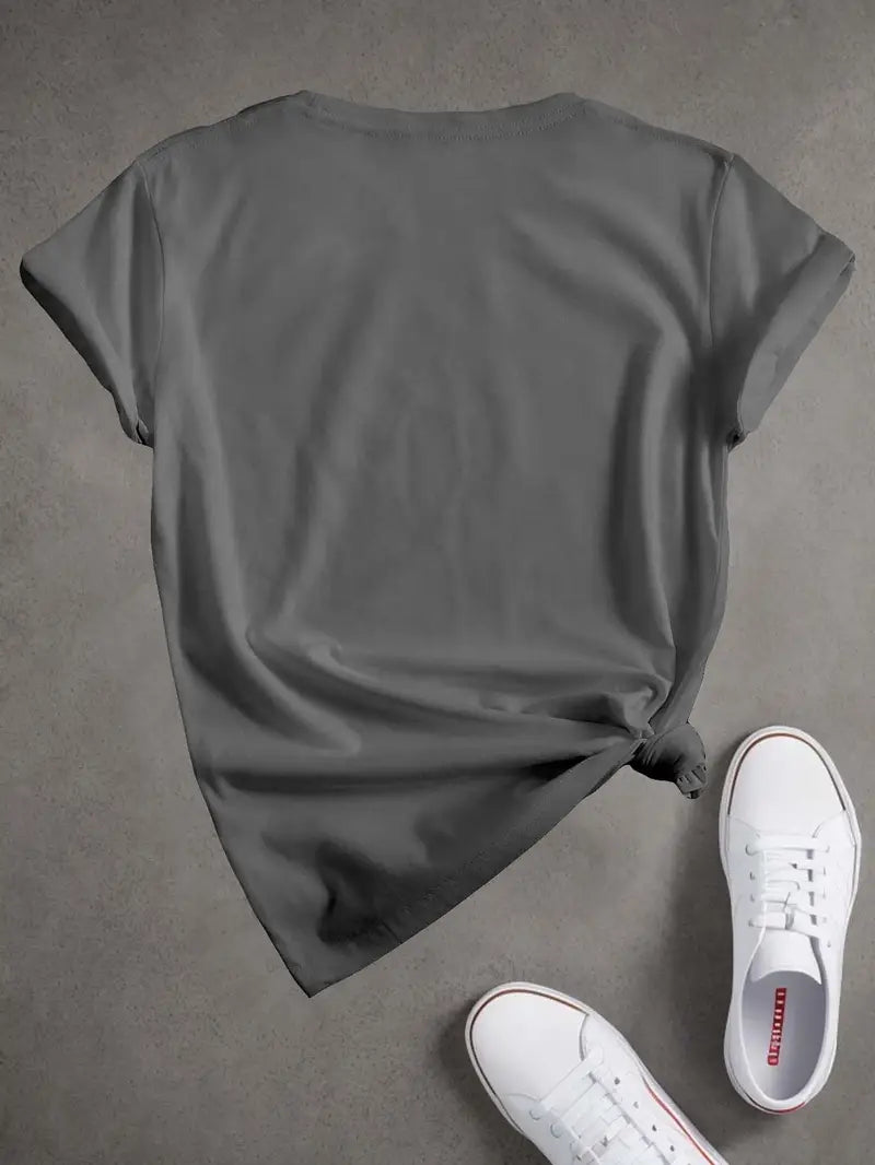 Short-Sleeved Crew Neck T-Shirt