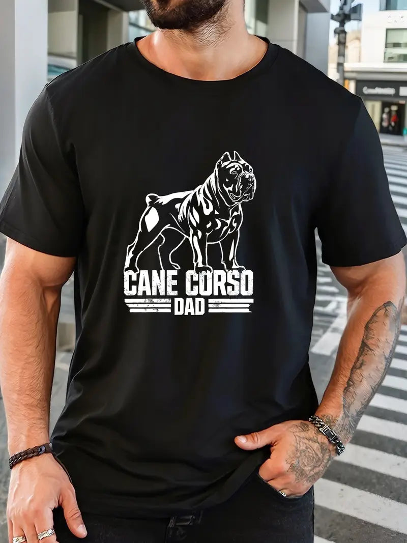 Men's Cane Corso Dad Graphic T-Shirt