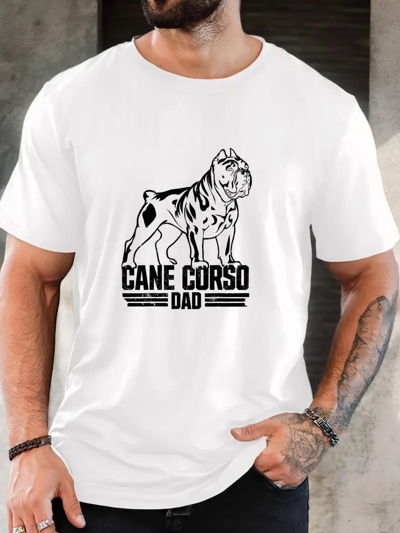 Men's Cane Corso Dad Graphic T-Shirt