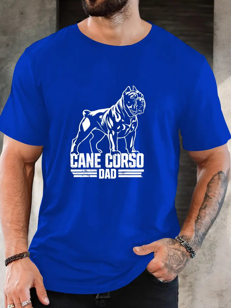 Men's Cane Corso Dad Graphic T-Shirt