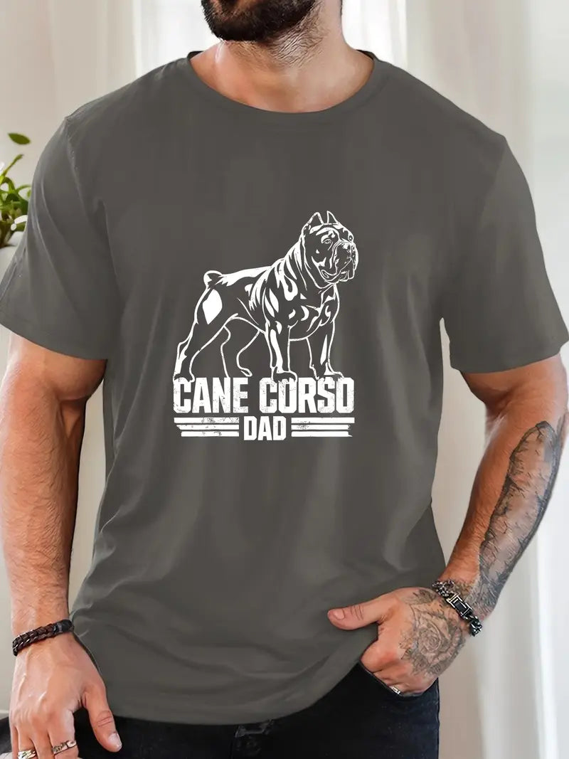 Men's Cane Corso Dad Graphic T-Shirt